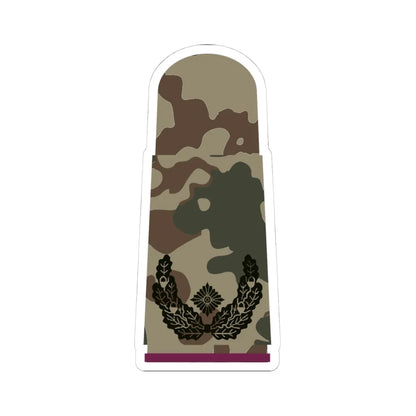 HA 3S3 51 Major ABCAbw (Germany) (Military Rank) STICKER Vinyl Kiss-Cut Decal 4 Inch White - The Sticker Space