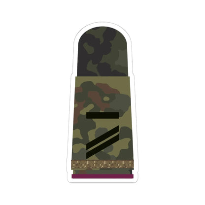 HA 5S5 13 Obergefreiter UA mbL ABCAbw L (Germany) (Military Rank) STICKER Vinyl Kiss-Cut Decal 6 Inch White - The Sticker Space