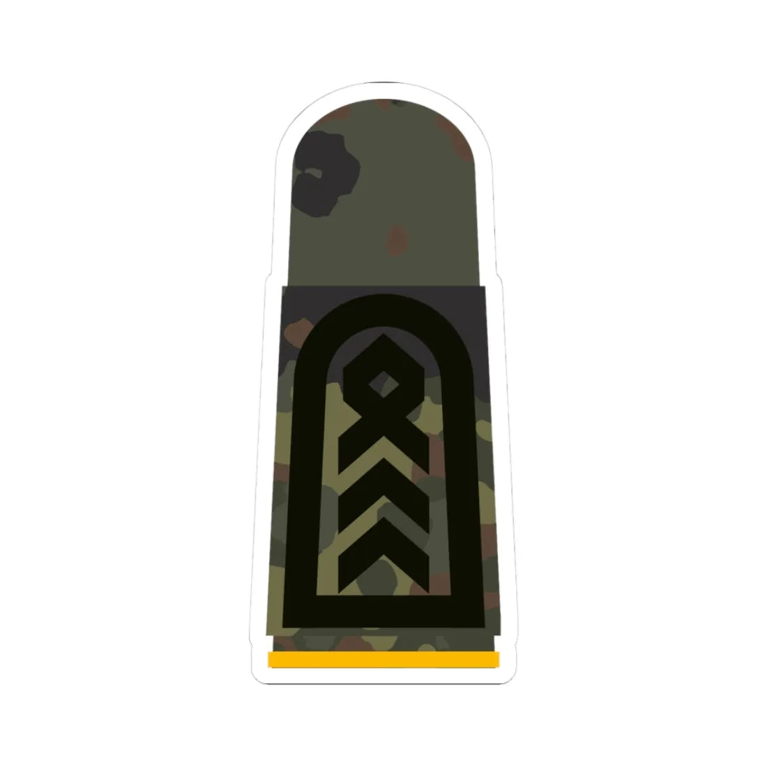 HA 5S5 35 Oberstabsfeldwebel HAufkl (Germany) (Military Rank) STICKER Vinyl Kiss-Cut Decal 3 Inch White - The Sticker Space