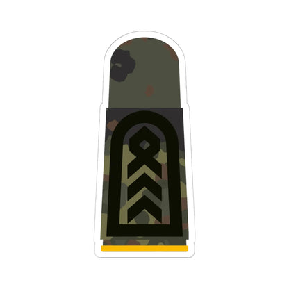 HA 5S5 35 Oberstabsfeldwebel HAufkl (Germany) (Military Rank) STICKER Vinyl Kiss-Cut Decal 6 Inch White - The Sticker Space