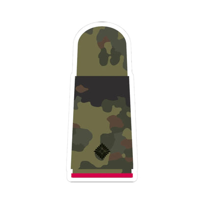HA 5S5 41 Leutnant Pz (Germany) (Military Rank) STICKER Vinyl Kiss-Cut Decal 3 Inch White - The Sticker Space