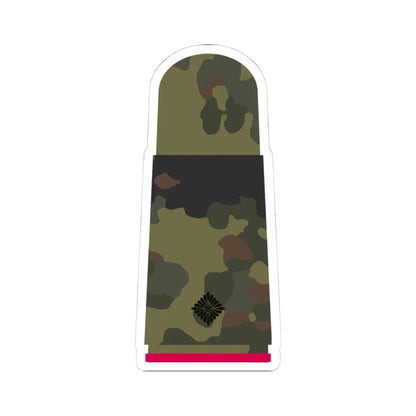 HA 5S5 41 Leutnant Pz (Germany) (Military Rank) STICKER Vinyl Kiss-Cut Decal 4 Inch White - The Sticker Space