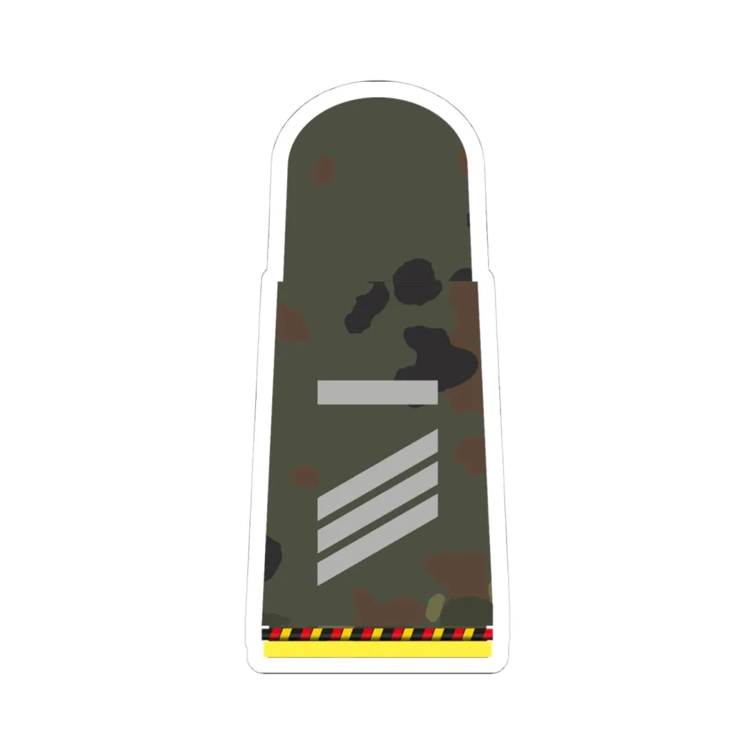 HA 5W5 14 Hauptgefreiter RUA Fm L (Military Rank) STICKER Vinyl Kiss-Cut Decal 4 Inch White - The Sticker Space
