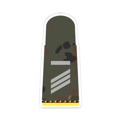 HA 5W5 14 Hauptgefreiter RUA Fm L (Military Rank) STICKER Vinyl Kiss-Cut Decal 6 Inch White - The Sticker Space