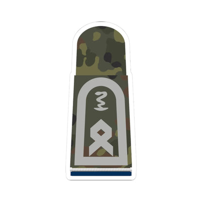HA 5W5 33a Oberfähnrich SanOA San PHx L (Military Rank) STICKER Vinyl Kiss-Cut Decal 3 Inch White - The Sticker Space
