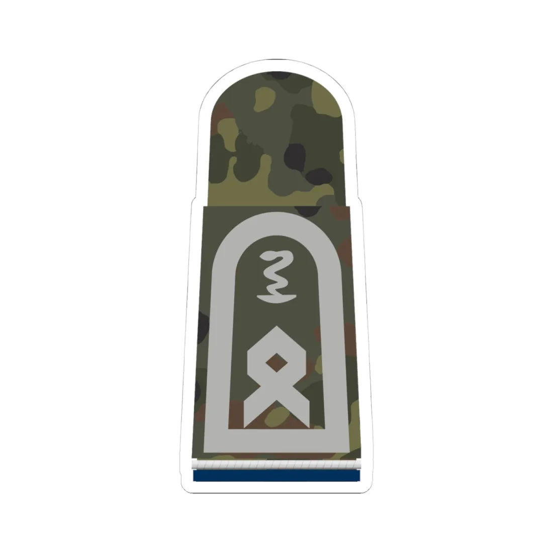 HA 5W5 33a Oberfähnrich SanOA San PHx L (Military Rank) STICKER Vinyl Kiss-Cut Decal 4 Inch White - The Sticker Space