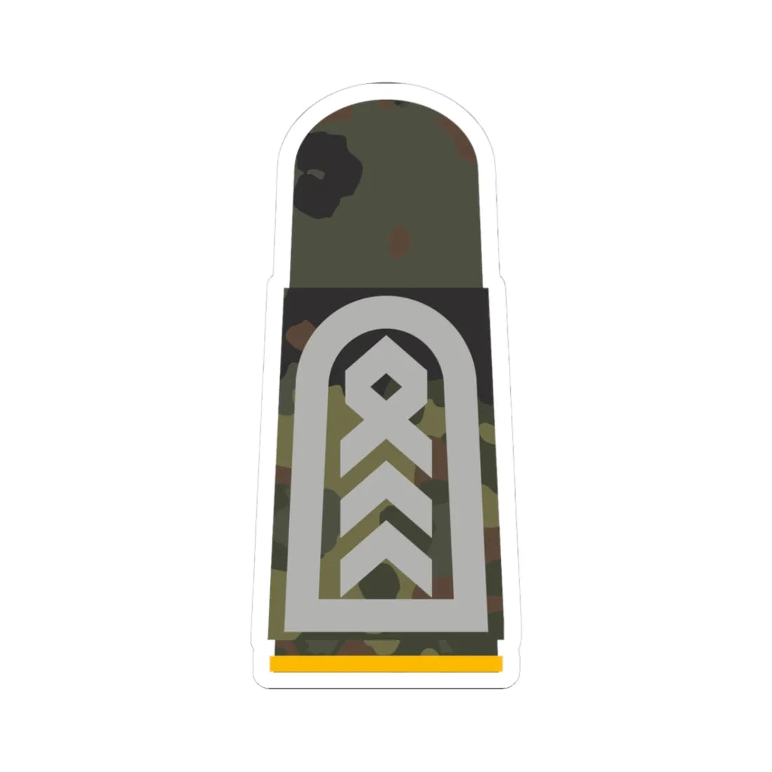 HA 5W5 35 Oberstabsfeldwebel HAufkl (Germany) (Military Rank) STICKER Vinyl Kiss-Cut Decal 3 Inch White - The Sticker Space