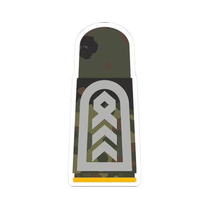 HA 5W5 35 Oberstabsfeldwebel HAufkl (Germany) (Military Rank) STICKER Vinyl Kiss-Cut Decal 3 Inch White - The Sticker Space