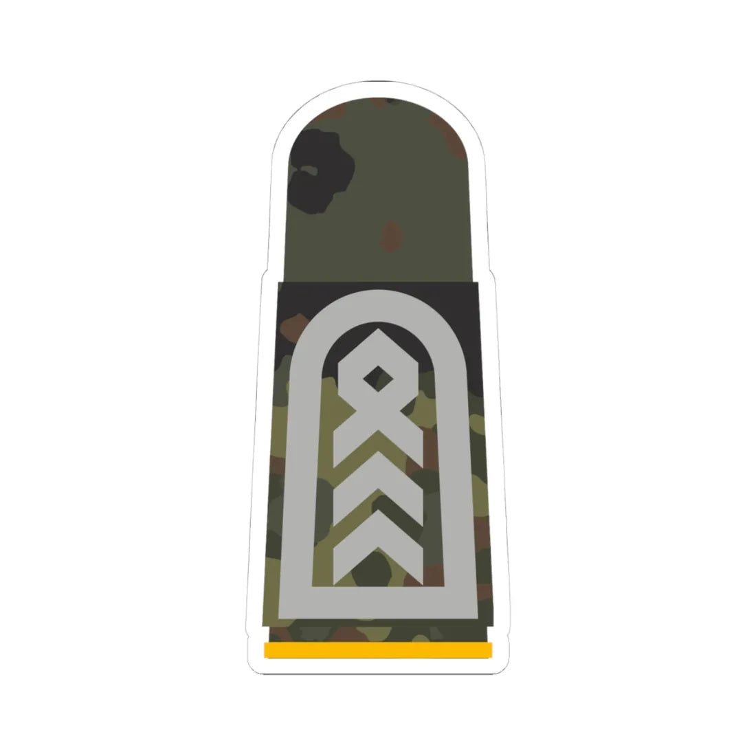 HA 5W5 35 Oberstabsfeldwebel HAufkl (Germany) (Military Rank) STICKER Vinyl Kiss-Cut Decal 4 Inch White - The Sticker Space