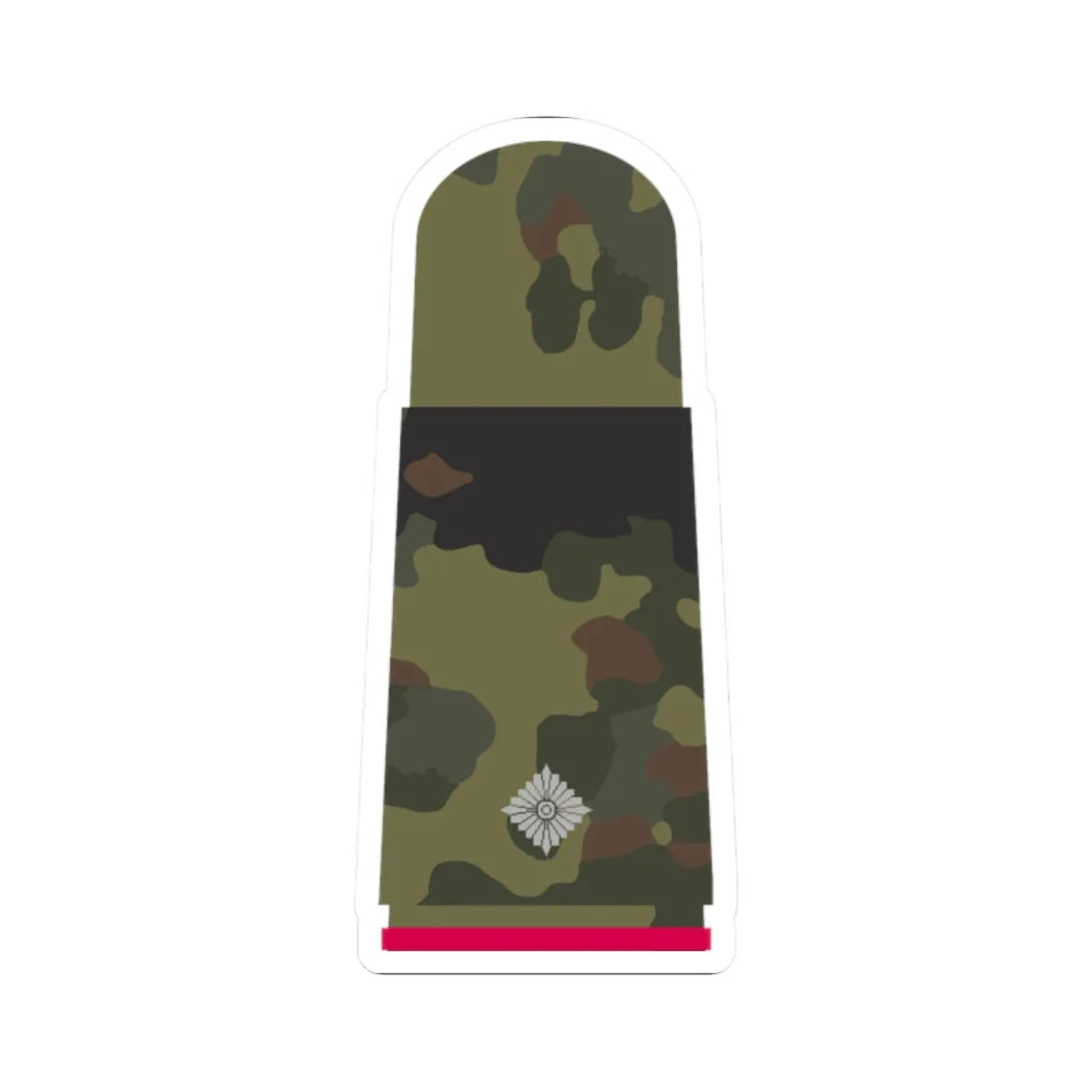 HA 5W5 41 Leutnant Pz (Germany) (Military Rank) STICKER Vinyl Kiss-Cut Decal 2 Inch White - The Sticker Space