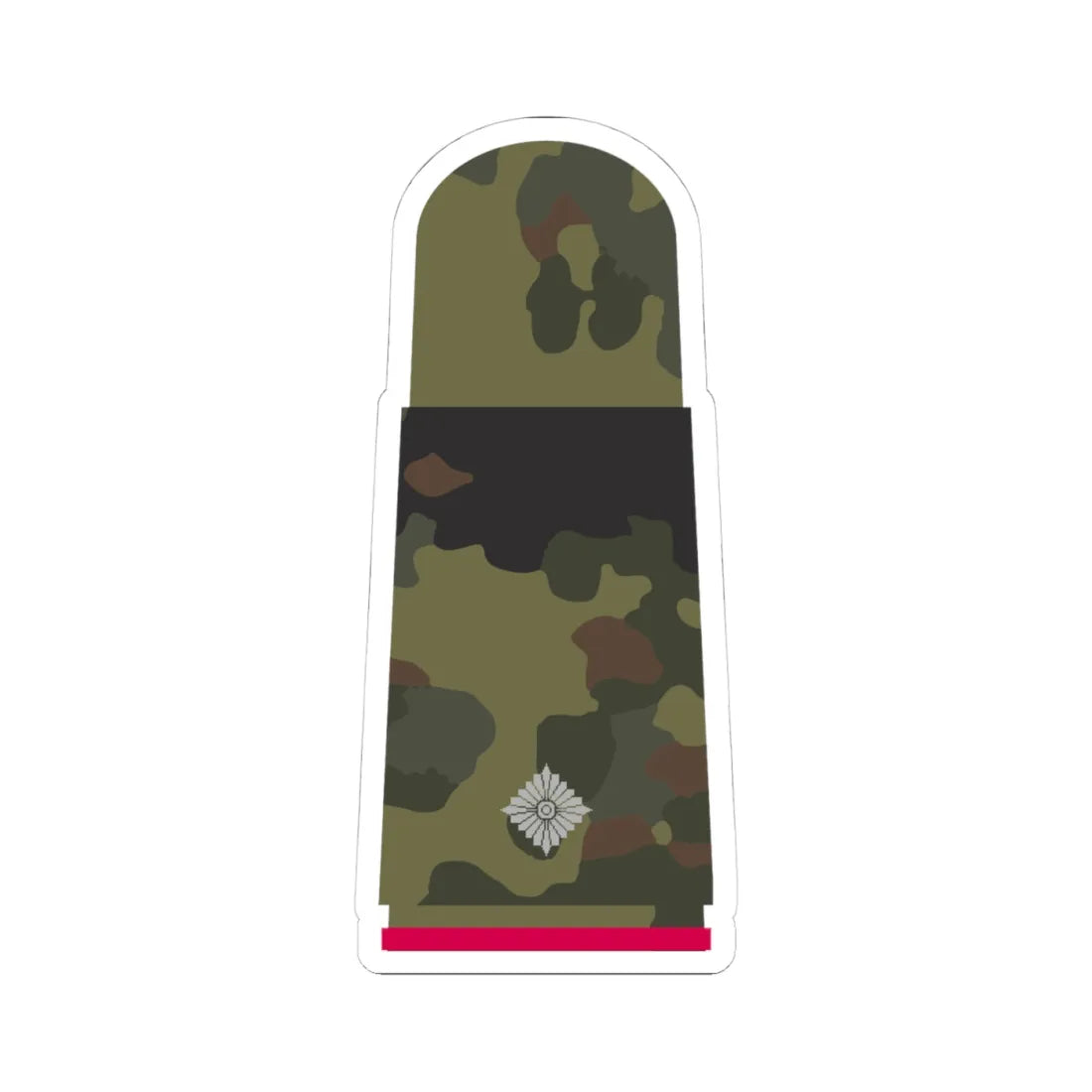 HA 5W5 41 Leutnant Pz (Germany) (Military Rank) STICKER Vinyl Kiss-Cut Decal 4 Inch White - The Sticker Space