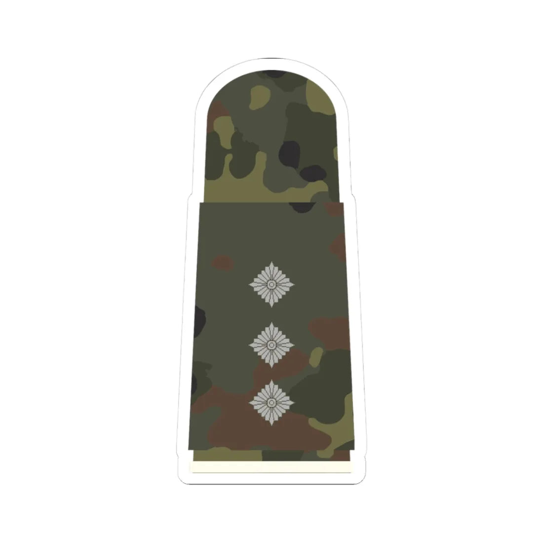 HA 5W5 43 Hauptmann MilMus (Germany) (Military Rank) STICKER Vinyl Kiss-Cut Decal 3 Inch White - The Sticker Space
