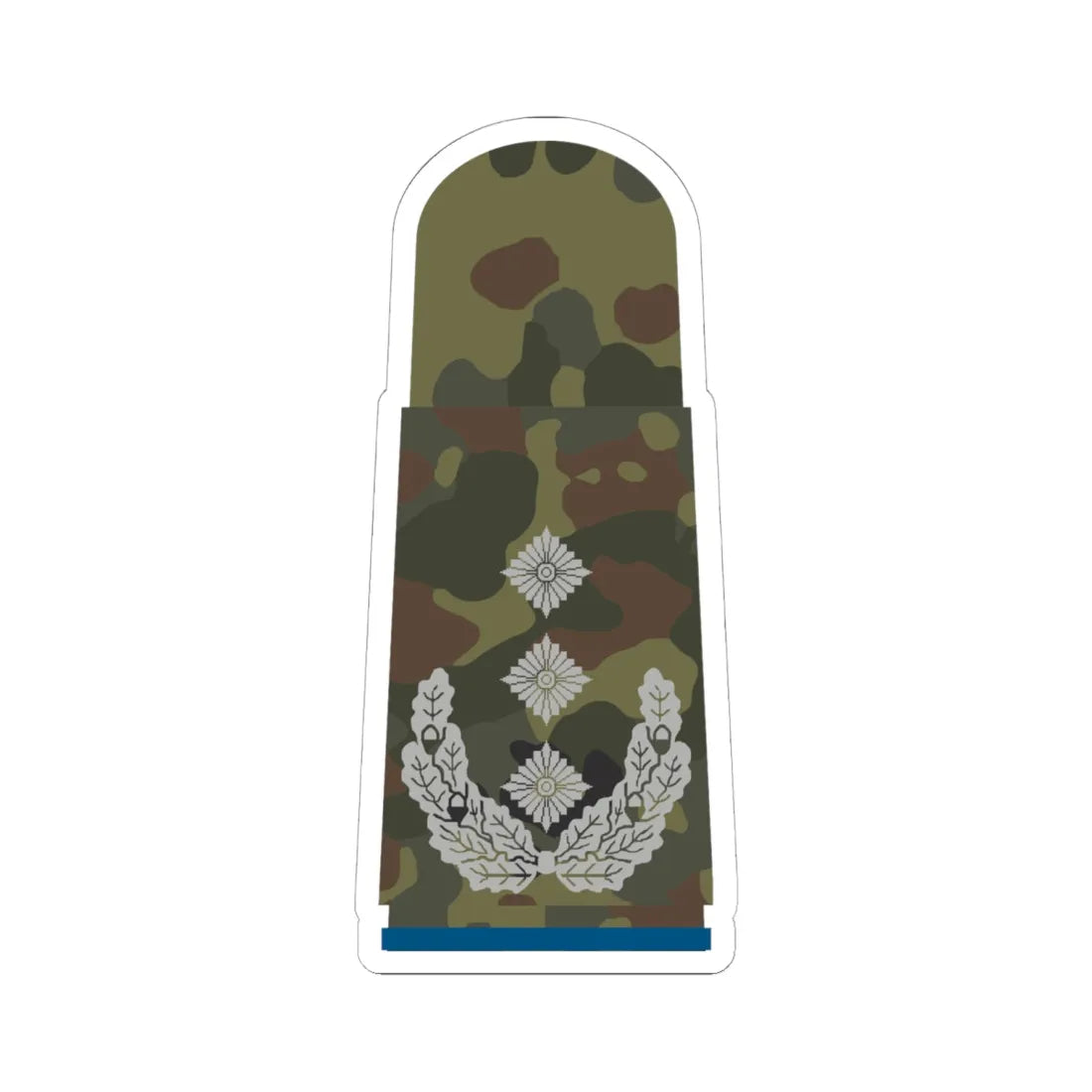 HA 5W5 53 Oberst HLog (Germany) (Military Rank) STICKER Vinyl Kiss-Cut Decal 6 Inch White - The Sticker Space