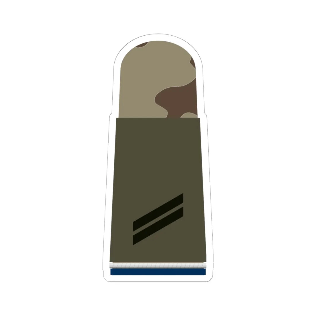 HA OS3 13 Obergefreiter OA L (Germany) (Military Rank) STICKER Vinyl Kiss-Cut Decal 6 Inch White - The Sticker Space