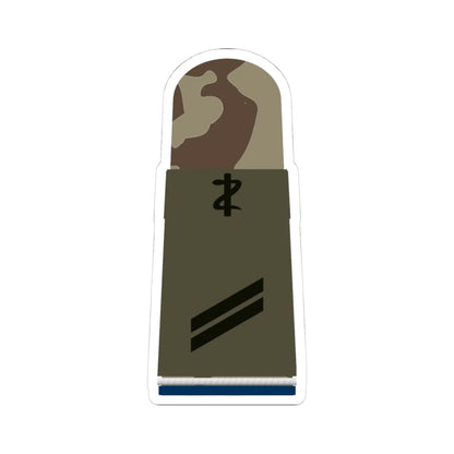 HA OS3 13c Obergefreiter SanOA ZM L (Germany) (Military Rank) STICKER Vinyl Kiss-Cut Decal 4 Inch White - The Sticker Space