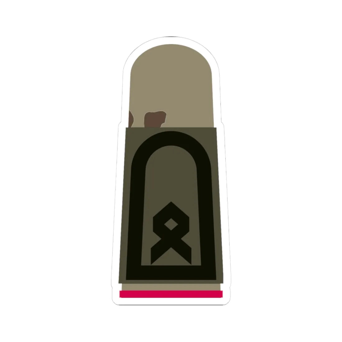 HA OS3 33 Hauptfeldwebel Pz (Germany) (Military Rank) STICKER Vinyl Kiss-Cut Decal 3 Inch White - The Sticker Space