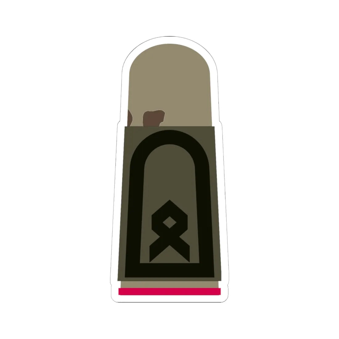 HA OS3 33 Hauptfeldwebel Pz (Germany) (Military Rank) STICKER Vinyl Kiss-Cut Decal 6 Inch White - The Sticker Space