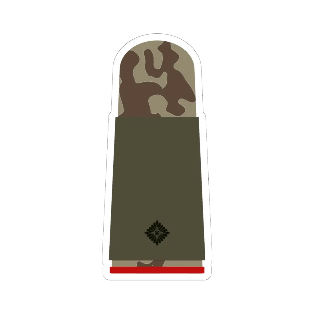 HA OS3 41 Leutnant Art (Germany) (Military Rank) STICKER Vinyl Kiss-Cut Decal 6 Inch White - The Sticker Space