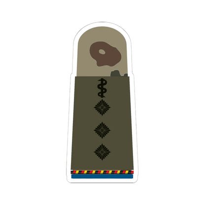 HA OS3 43b Stabsarzt d.R HLog HMx L (Germany) (Military Rank) STICKER Vinyl Kiss-Cut Decal 6 Inch White - The Sticker Space