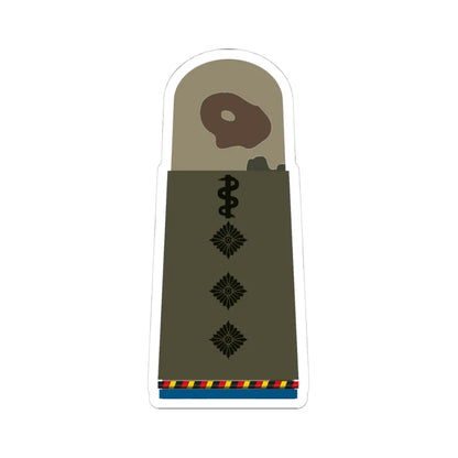 HA OS3 43b Stabsarzt d.R HLog HMx L (Military Rank) STICKER Vinyl Kiss-Cut Decal 4 Inch White - The Sticker Space