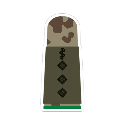 HA OS3 43b Stabsarzt FSchJg HMx L (Germany) (Military Rank) STICKER Vinyl Kiss-Cut Decal 6 Inch White - The Sticker Space