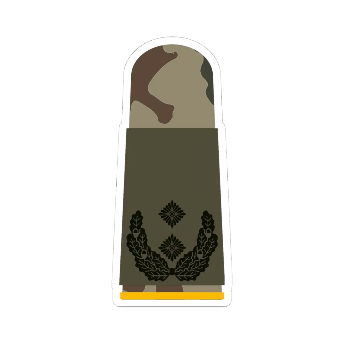 HA OS3 52 Oberstleutnant HAufkl (Germany) (Military Rank) STICKER Vinyl Kiss-Cut Decal 4 Inch White - The Sticker Space