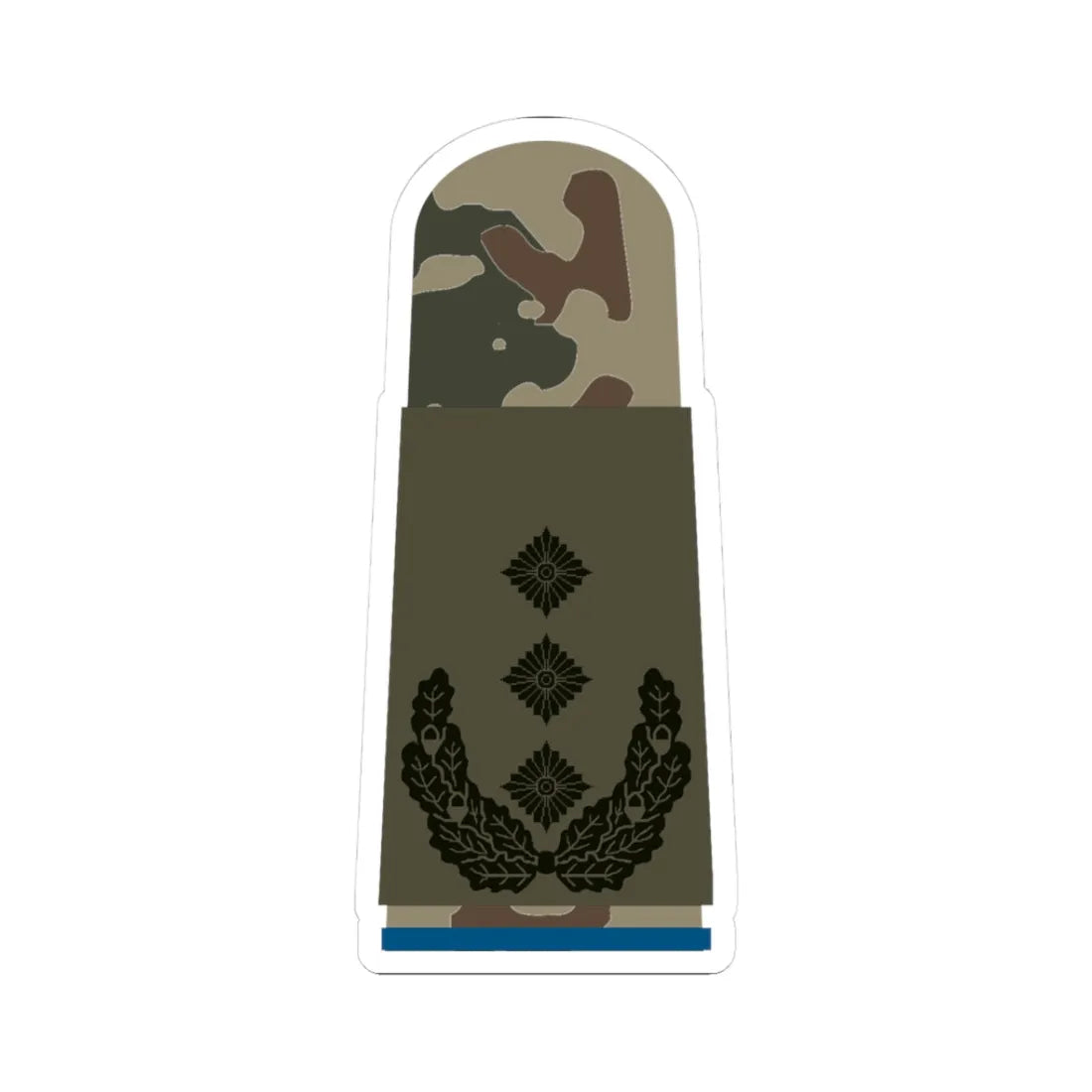 HA OS3 53 Oberst HLog (Germany) (Military Rank) STICKER Vinyl Kiss-Cut Decal 3 Inch White - The Sticker Space