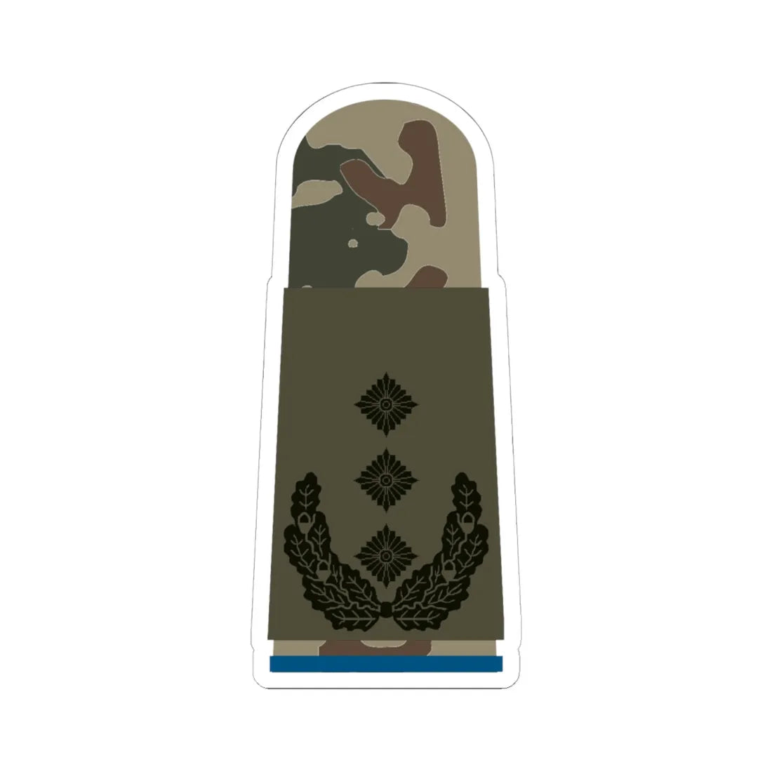 HA OS3 53 Oberst HLog (Germany) (Military Rank) STICKER Vinyl Kiss-Cut Decal 6 Inch White - The Sticker Space