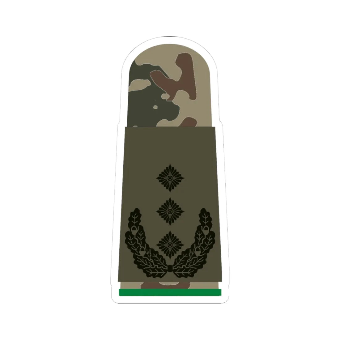 HA OS3 53 Oberst PzGren (Germany) (Military Rank) STICKER Vinyl Kiss-Cut Decal 3 Inch White - The Sticker Space