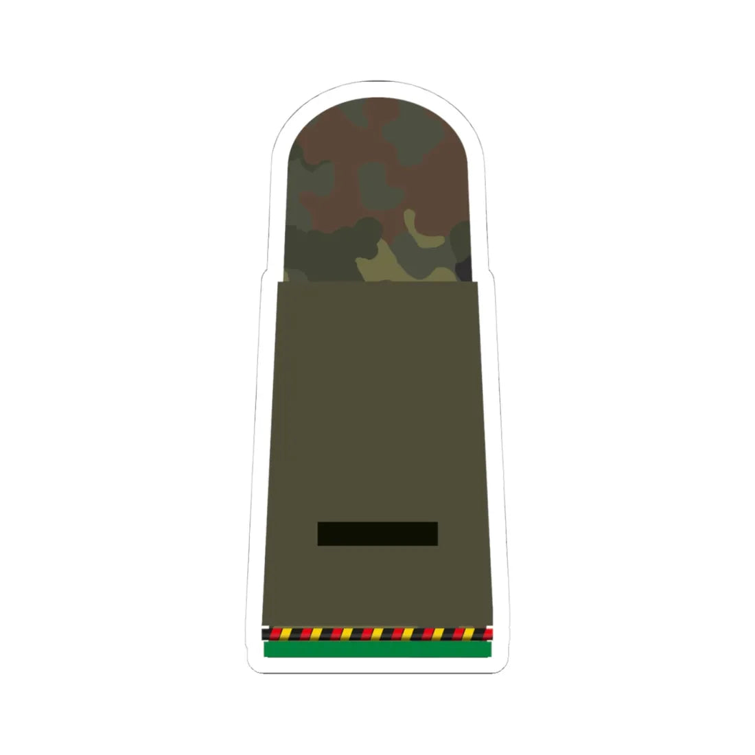HA OS5 11 Panzergrenadier RUA PzGren (Military Rank) STICKER Vinyl Kiss-Cut Decal 4 Inch White - The Sticker Space
