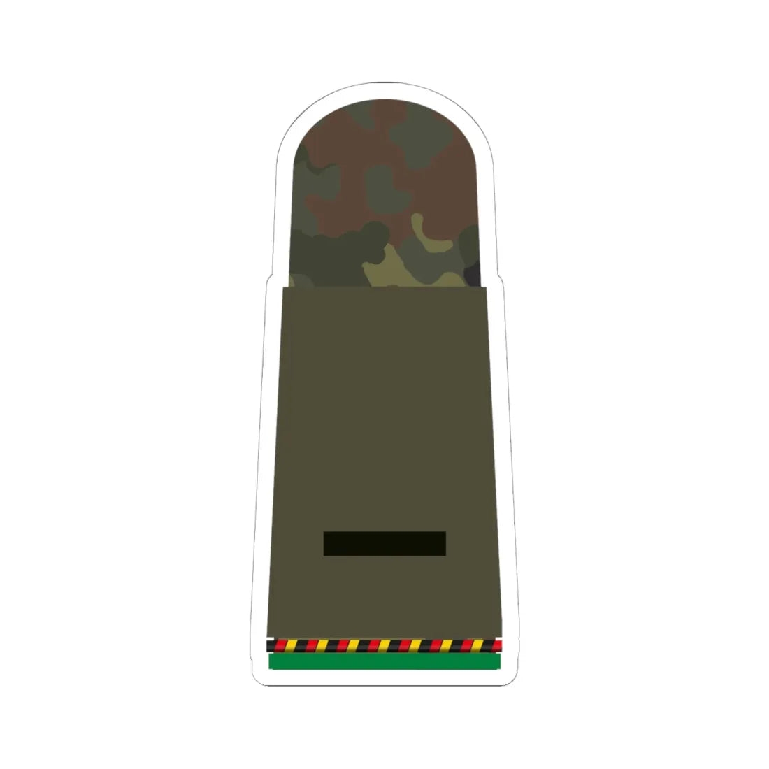 HA OS5 11 Panzergrenadier RUA PzGren (Military Rank) STICKER Vinyl Kiss-Cut Decal 6 Inch White - The Sticker Space