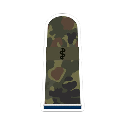 HA OS5 11 Sanitätssoldat SanOA San HM L (Military Rank) STICKER Vinyl Kiss-Cut Decal 3 Inch White - The Sticker Space