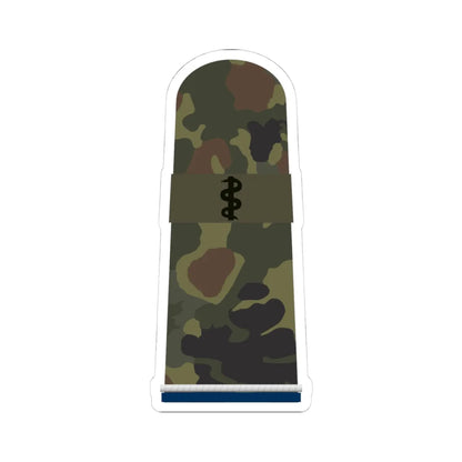 HA OS5 11 Sanitätssoldat SanOA San HM L (Military Rank) STICKER Vinyl Kiss-Cut Decal 4 Inch White - The Sticker Space