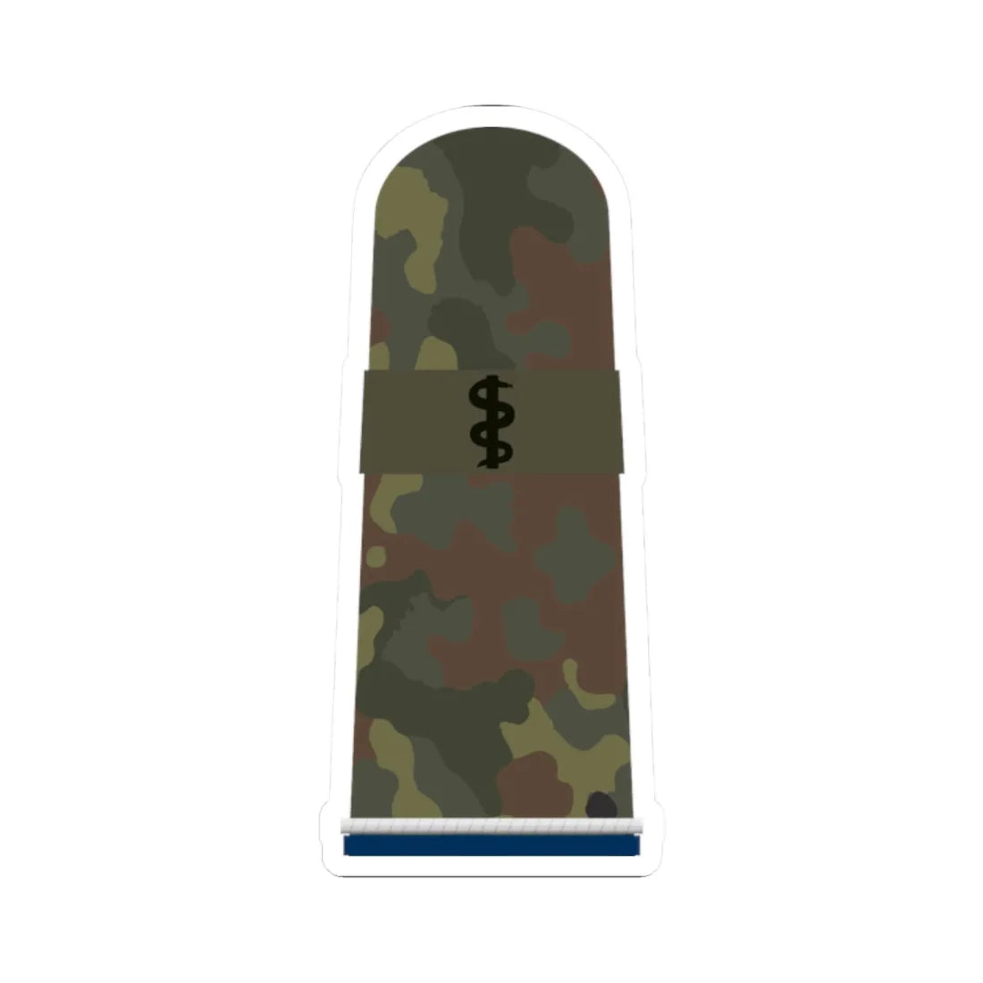HA OS5 11 Sanitätssoldat SanOA San HM R (Military Rank) STICKER Vinyl Kiss-Cut Decal 2 Inch White - The Sticker Space