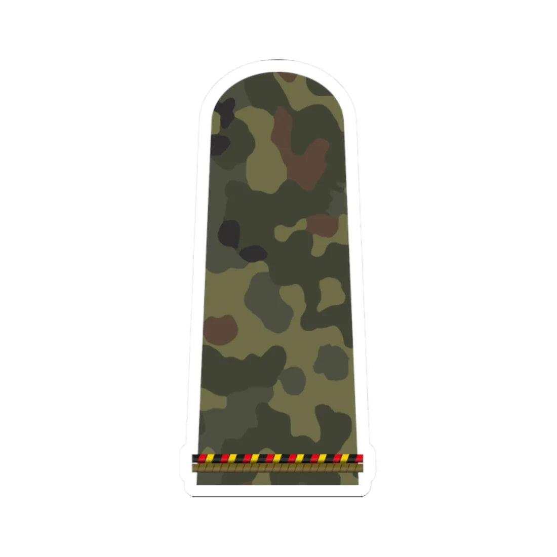 HA OS5 11 Soldat RFA (Germany) (Military Rank) STICKER Vinyl Kiss-Cut Decal 2 Inch White - The Sticker Space