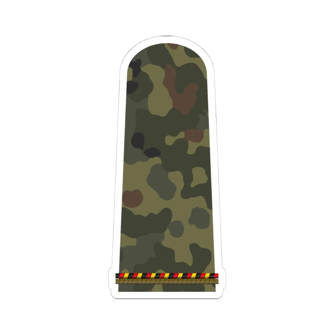HA OS5 11 Soldat RFA (Military Rank) STICKER Vinyl Kiss-Cut Decal 4 Inch White - The Sticker Space