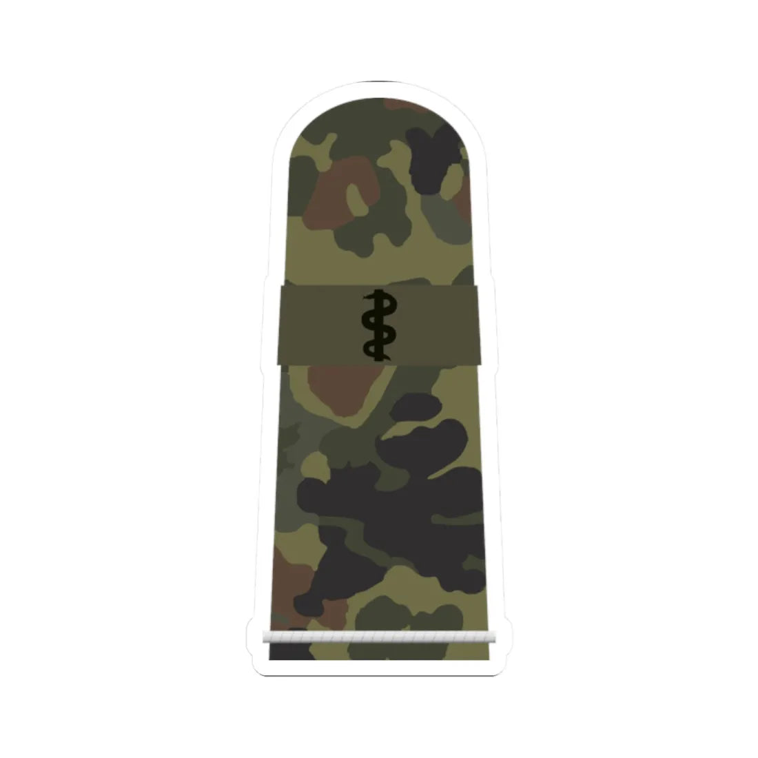 HA OS5 11 Soldat SanOA HM L (Military Rank) STICKER Vinyl Kiss-Cut Decal 2 Inch White - The Sticker Space