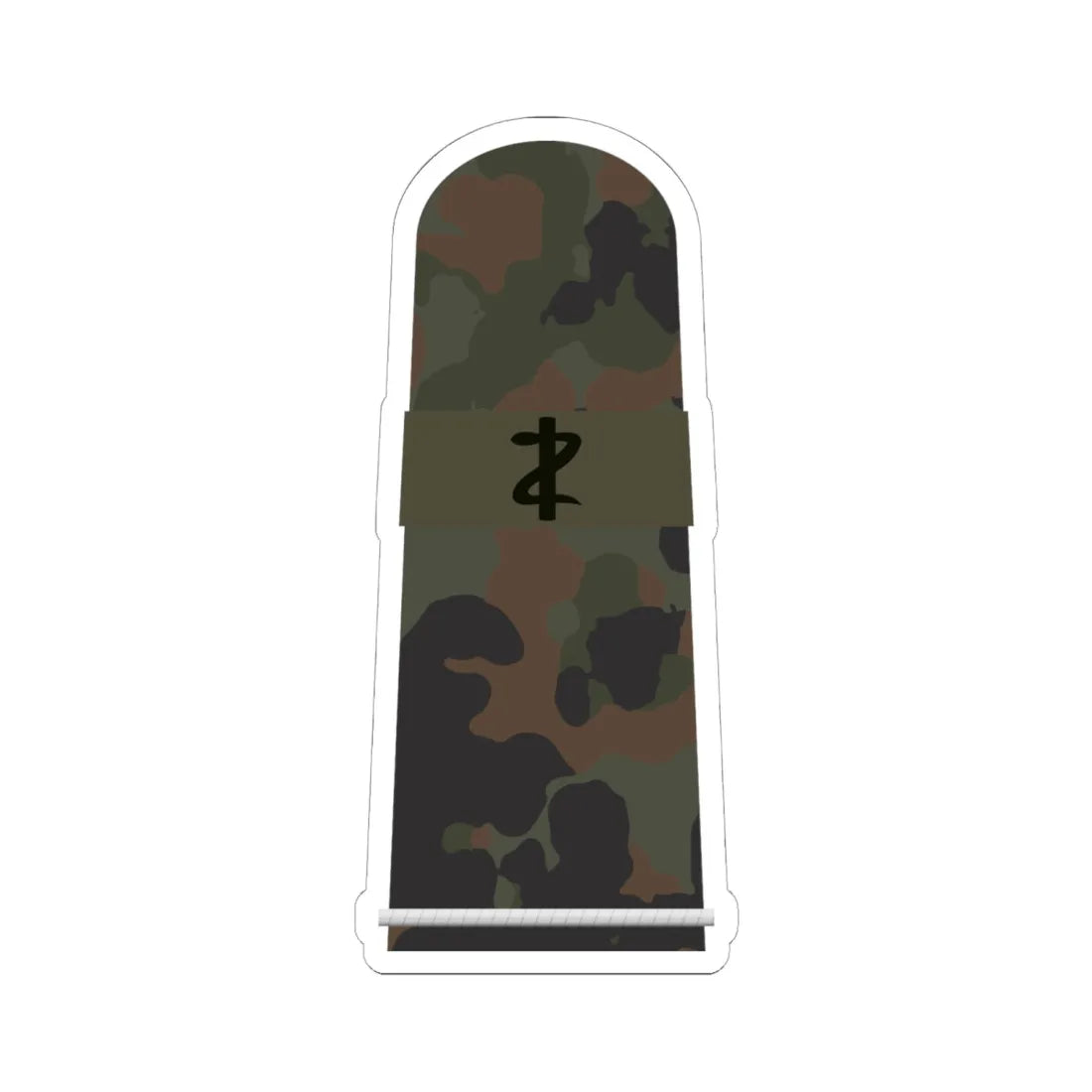 HA OS5 11 Soldat SanOA ZM L (Germany) (Military Rank) STICKER Vinyl Kiss-Cut Decal 6 Inch White - The Sticker Space