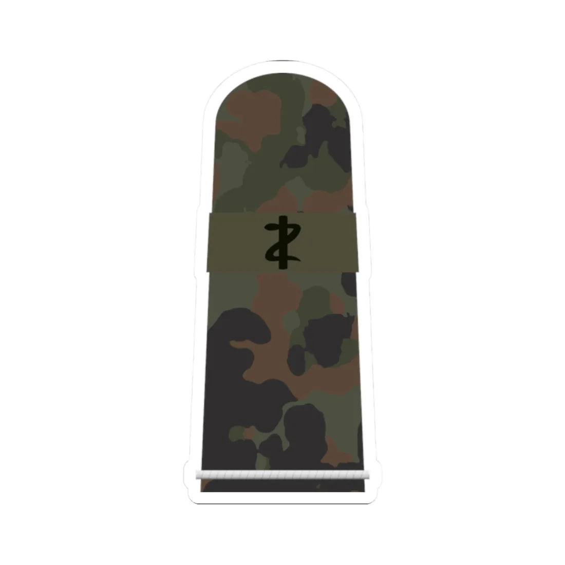 HA OS5 11 Soldat SanOA ZM L (Military Rank) STICKER Vinyl Kiss-Cut Decal 2 Inch White - The Sticker Space