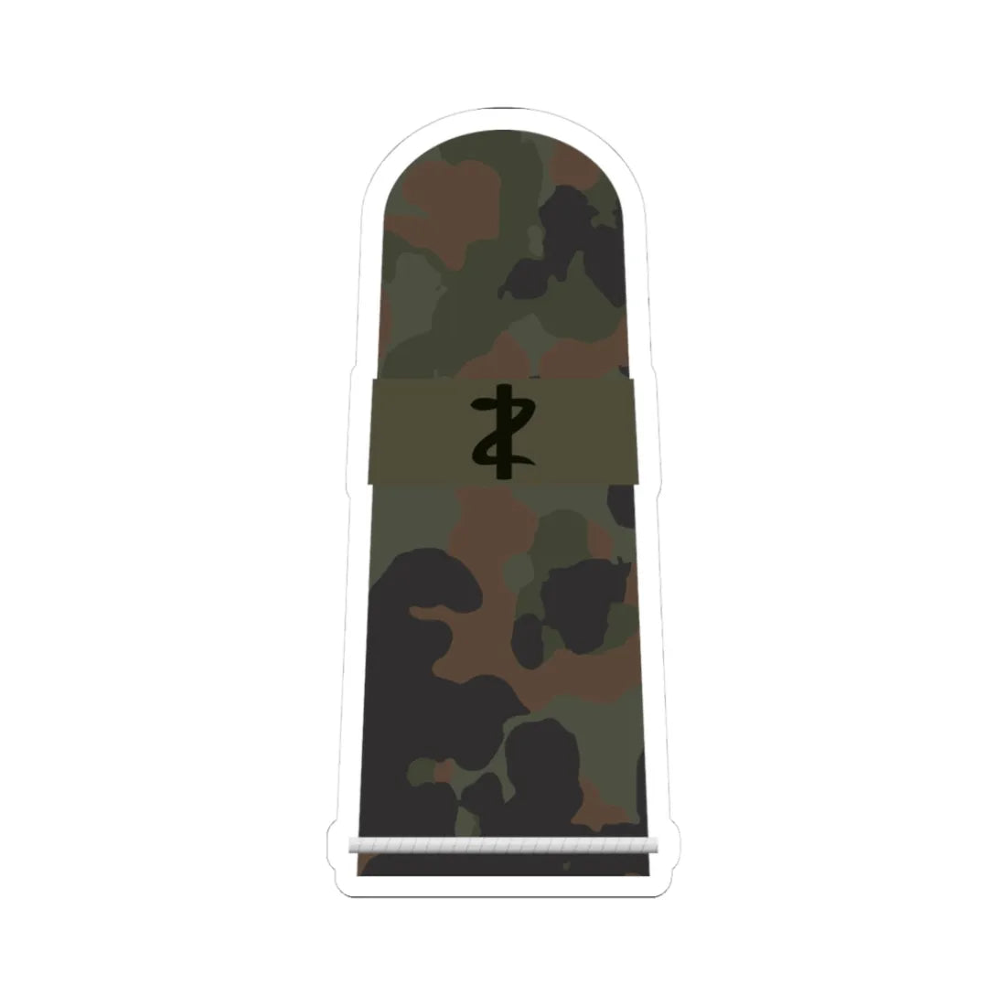 HA OS5 11 Soldat SanOA ZM L (Military Rank) STICKER Vinyl Kiss-Cut Decal 3 Inch White - The Sticker Space