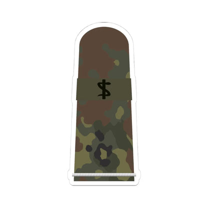 HA OS5 11 Soldat SanOA ZM R (Military Rank) STICKER Vinyl Kiss-Cut Decal 4 Inch White - The Sticker Space