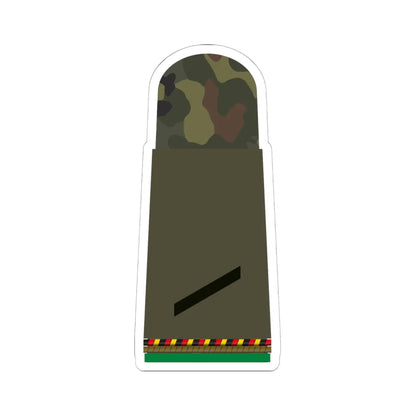 HA OS5 12 Gefreiter RFA PzGren L (Military Rank) STICKER Vinyl Kiss-Cut Decal 6 Inch White - The Sticker Space