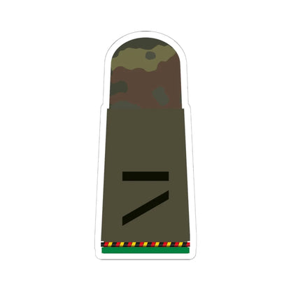 HA OS5 12 Gefreiter RUA PzGren L (Military Rank) STICKER Vinyl Kiss-Cut Decal 6 Inch White - The Sticker Space