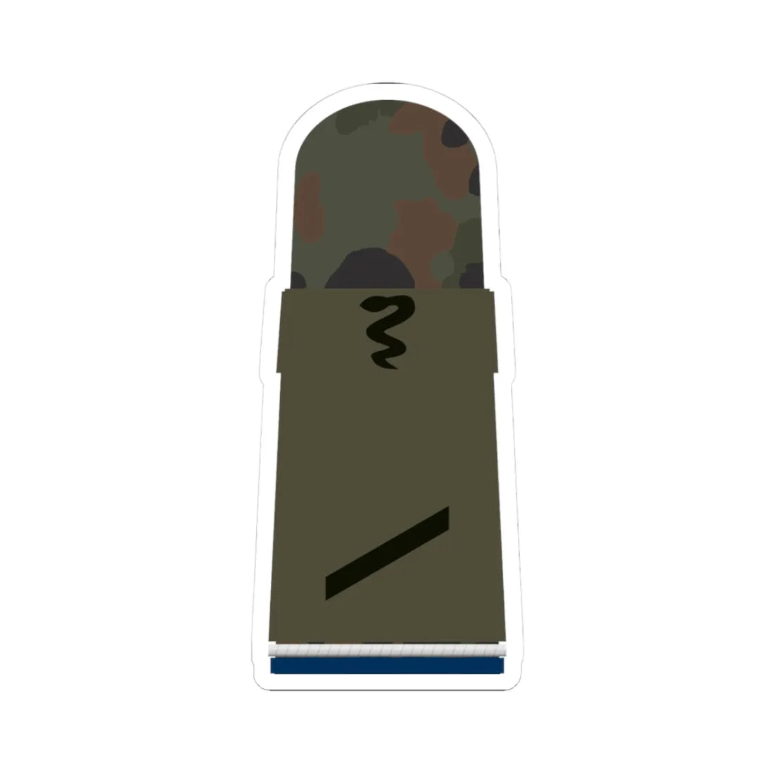 HA OS5 12 Gefreiter SanOA San TM L (Germany) (Military Rank) STICKER Vinyl Kiss-Cut Decal 3 Inch White - The Sticker Space