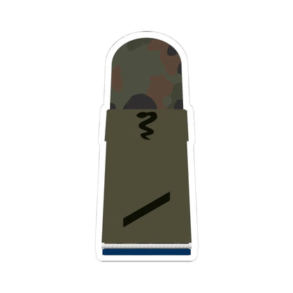 HA OS5 12 Gefreiter SanOA San TM L (Germany) (Military Rank) STICKER Vinyl Kiss-Cut Decal 4 Inch White - The Sticker Space
