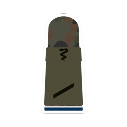 HA OS5 12 Gefreiter SanOA San TM L (Military Rank) STICKER Vinyl Kiss-Cut Decal 2 Inch White - The Sticker Space