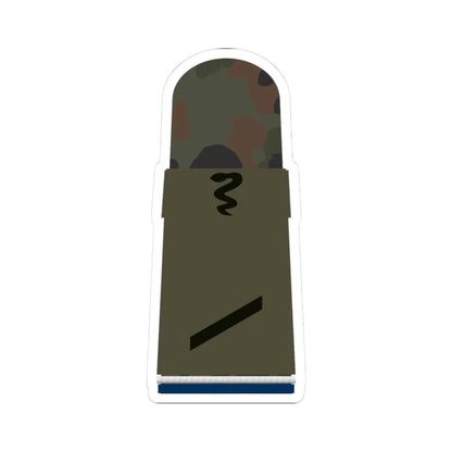 HA OS5 12 Gefreiter SanOA San TM L (Military Rank) STICKER Vinyl Kiss-Cut Decal 3 Inch White - The Sticker Space