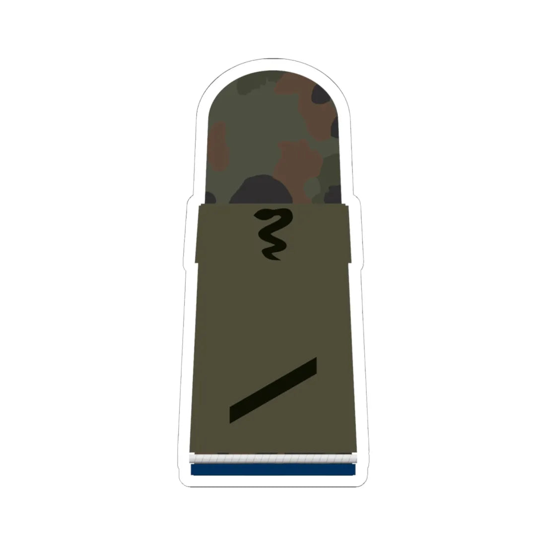 HA OS5 12 Gefreiter SanOA San TM L (Military Rank) STICKER Vinyl Kiss-Cut Decal 6 Inch White - The Sticker Space