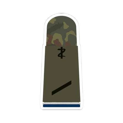 HA OS5 12 Gefreiter SanOA San ZMx L (Germany) (Military Rank) STICKER Vinyl Kiss-Cut Decal 4 Inch White - The Sticker Space