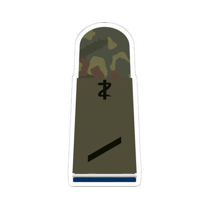 HA OS5 12 Gefreiter SanOA San ZMx L (Military Rank) STICKER Vinyl Kiss-Cut Decal 6 Inch White - The Sticker Space